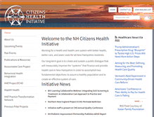 Tablet Screenshot of citizenshealthinitiative.org